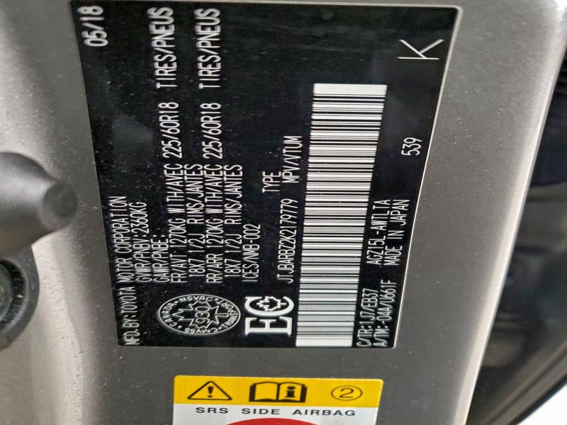 94667775 :رقم المزاد ، JTJBARBZ2K2179779 vin ، 2019 Lexus Nx مزاد بيع