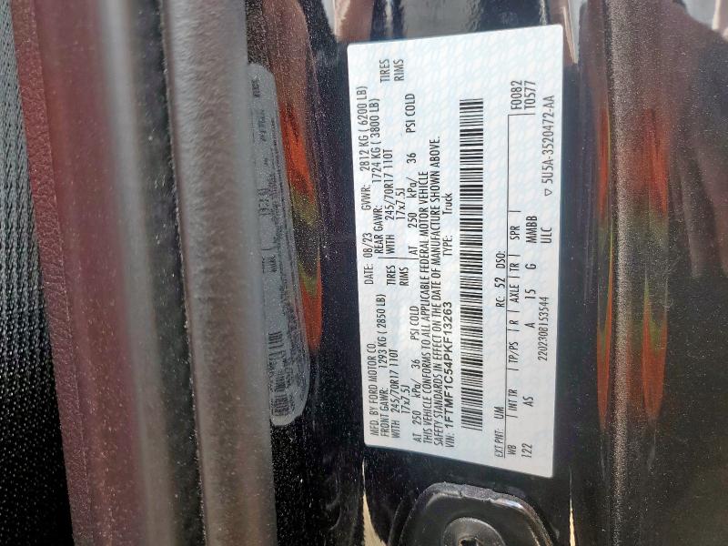 Aukcja sprzedaży 2023 Ford F150, vin: 1FTMF1C54PKF13263, numer aukcji: 93320065