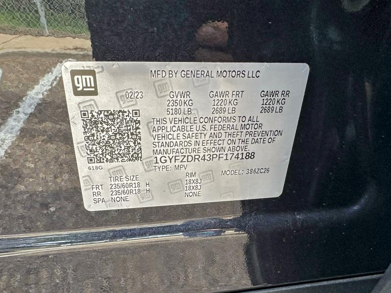 Продаж на аукціоні авто 2023 Cadillac Xt4 Premiu, vin: 1GYFZDR43PF174188, номер лоту: 90762105