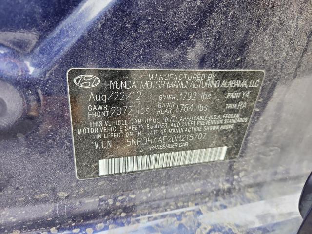 Продажа на аукционе авто 2013 Hyundai Elantra Gl, vin: 5NPDH4AE2DH215707, номер лота: 92516065