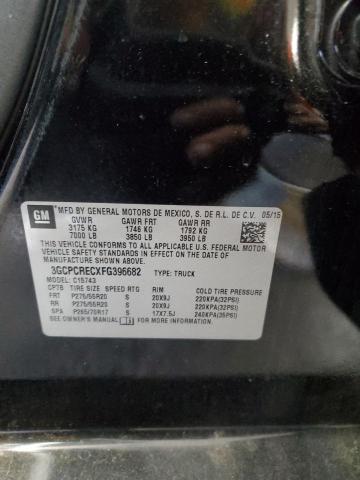 2015 Chevrolet Silverado მანქანა იყიდება აუქციონზე, vin: 3GCPCRECXFG396682, აუქციონის ნომერი: 92346935