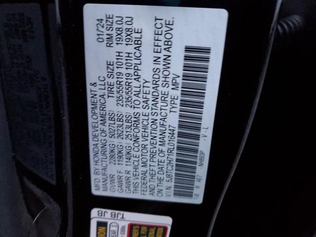 92598705 :رقم المزاد ، 5J8TC2H71RL016447 vin ، 2024 Acura Rdx Advanc مزاد بيع