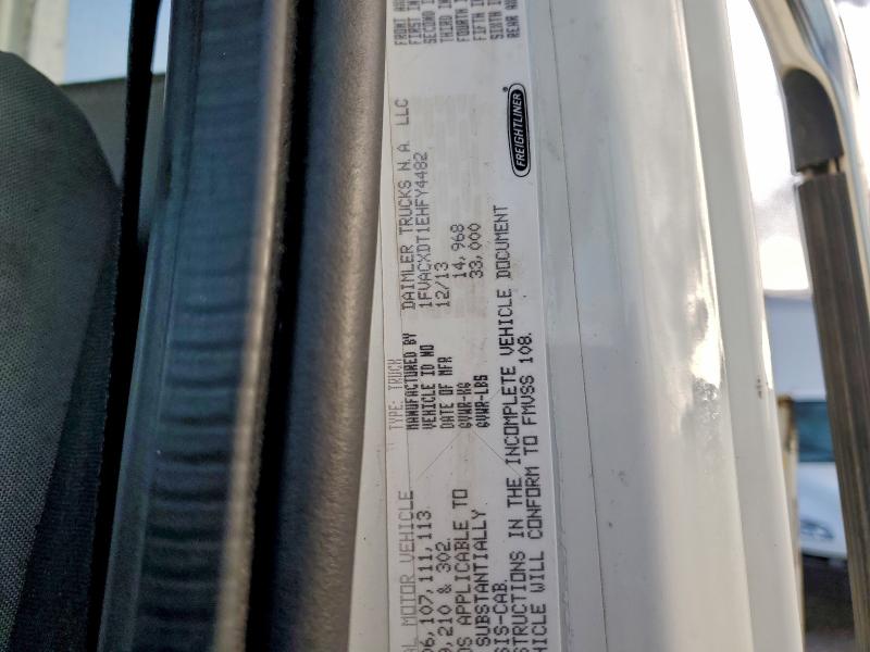 91330575 :رقم المزاد ، 1FVACXDT1EHFY4482 vin ، 2014 Frth M2 106 Medium Duty مزاد بيع
