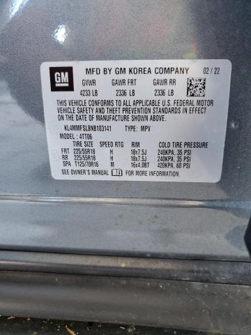 Aukcja sprzedaży 2022 Buick Encore Gx, vin: KL4MMFSL8NB103141, numer aukcji: 91403585