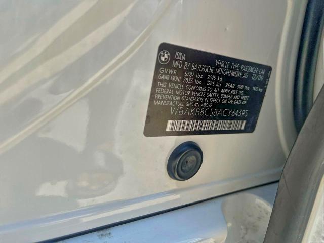 Продаж на аукціоні авто 2010 Bmw 750 Li, vin: WBAKB8C58ACY64395, номер лоту: 94841365