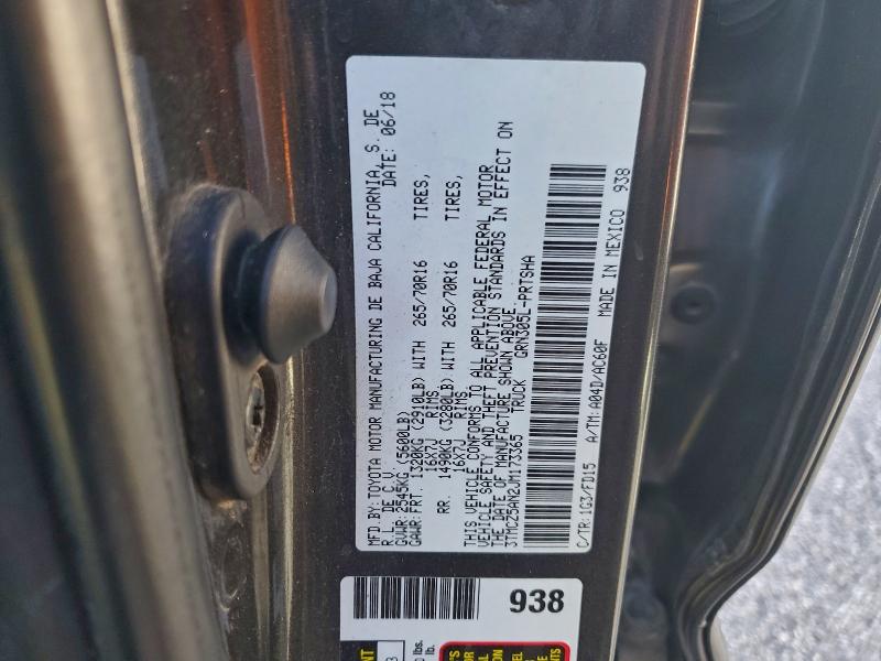 Продажа на аукционе авто 2018 Toyota Tacoma Dou, vin: 3TMCZ5AN2JM173365, номер лота: 94127695
