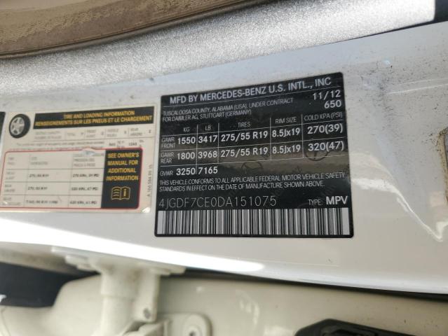 Продажа на аукционе авто 2013 Mercedes-benz Gl, vin: 4JGDF7CE0DA151075, номер лота: 90749925