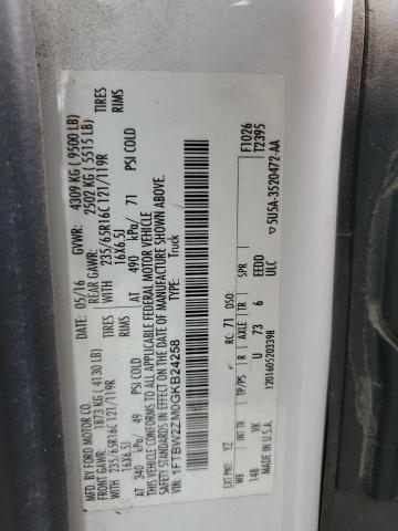 2016 Ford Transit მანქანა იყიდება აუქციონზე, vin: 1FTBW2ZM0GKB24258, აუქციონის ნომერი: 92201995