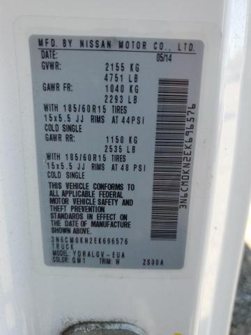 Продажа на аукционе авто 2014 Nissan Nv200, vin: 3N6CM0KN2EK696576, номер лота: 91702425