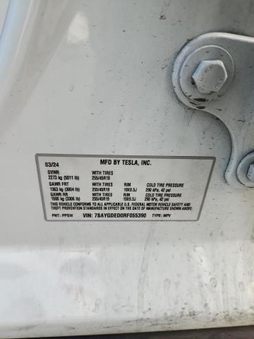 Aukcja sprzedaży 2024 Tesla Model Y, vin: 7SAYGDED0RF055390, numer aukcji: 93703835