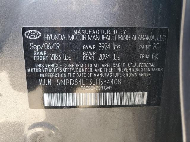 Продаж на аукціоні авто 2020 Hyundai Elantra, vin: 5NPD84LF3LH534408, номер лоту: 92133735