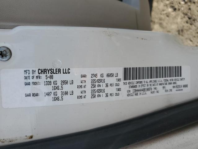 Продажа на аукционе авто 2008 Dodge Grand Caravan, vin: 1D8HN44H48B180970, номер лота: 91105625