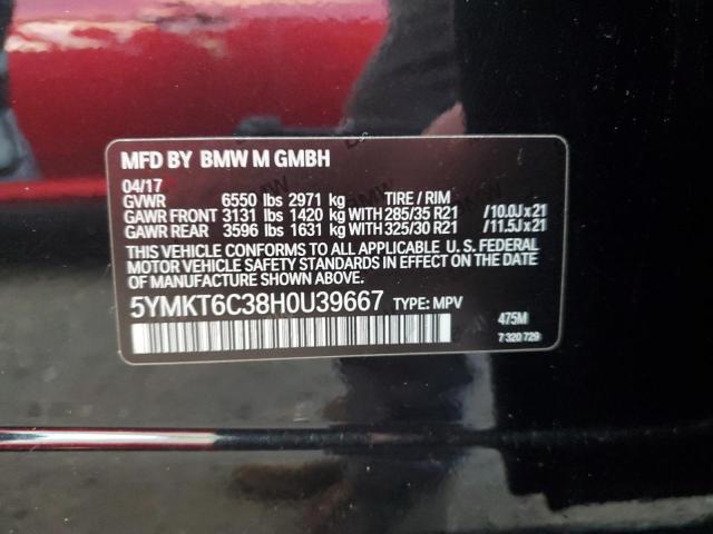 Aukcja sprzedaży 2017 Bmw X5 M, vin: 5YMKT6C38H0U39667, numer aukcji: 92880205