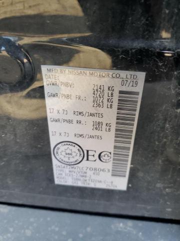 90579565 :رقم المزاد ، 5N1AT2MV7LC708063 vin ، 2020 Nissan Rogue مزاد بيع