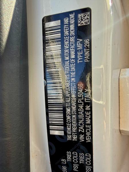 Продажа на аукционе авто 2020 Jeep Renegade S, vin: ZACNJBAB4LPL50466, номер лота: 94698195