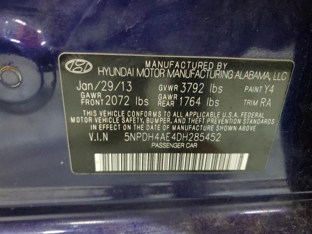 Продаж на аукціоні авто 2013 Hyundai Elantra Gl, vin: 5NPDH4AE4DH285452, номер лоту: 93814865