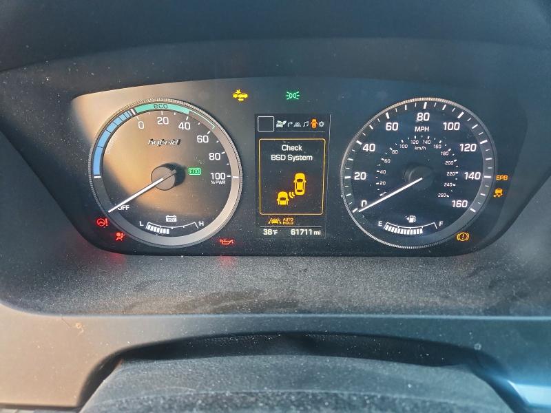 93994555 :رقم المزاد ، KMHE34L3XHA070956 vin ، 2017 Hyundai Sonata Hyb مزاد بيع