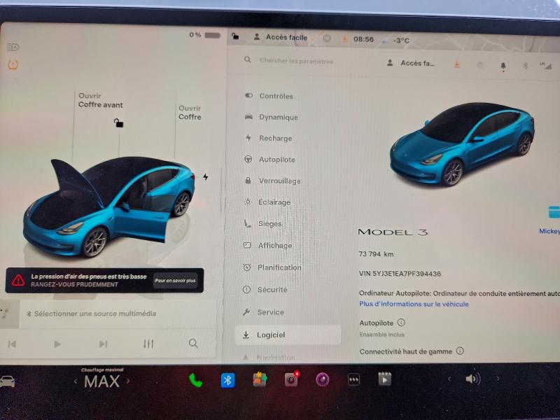 Auction sale of the 2023 Tesla Model 3, vin: 5YJ3E1EA7PF394436, lot number: 93985855