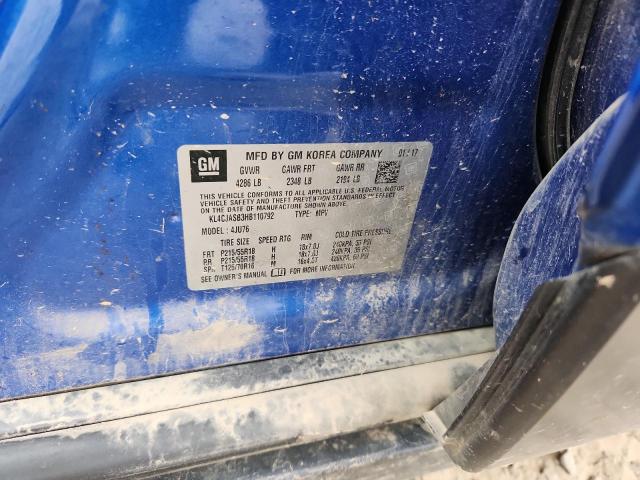 2017 Buick Encore მანქანა იყიდება აუქციონზე, vin: KL4CJASB3HB110792, აუქციონის ნომერი: 91529975