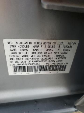 Aukcja sprzedaży 2005 Honda Accord Lx, vin: JHMCM56435C005304, numer aukcji: 92850405