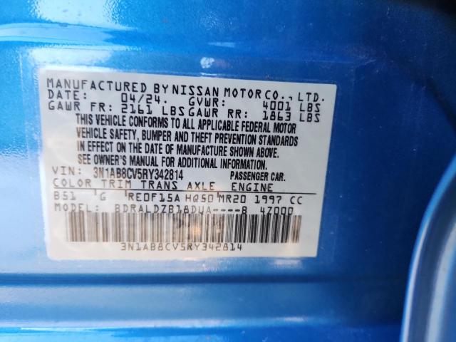 92345475 :رقم المزاد ، 3N1AB8CV5RY342814 vin ، 2024 Nissan Sentra مزاد بيع