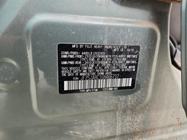 Продаж на аукціоні авто 2016 Subaru Forester, vin: JF2SJAHC1GH466737, номер лоту: 92797535