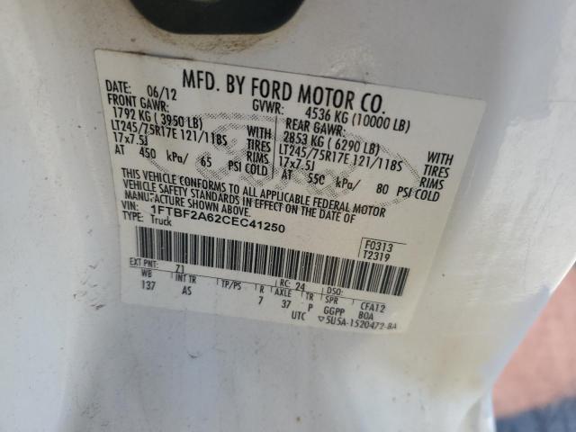 Продаж на аукціоні авто 2012 Ford F250 Super, vin: 1FTBF2A62CEC41250, номер лоту: 98243485