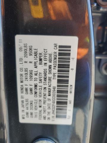 91913505 :رقم المزاد ، JH4CU2F4XCC003948 vin ، 2012 Acura Tsx مزاد بيع