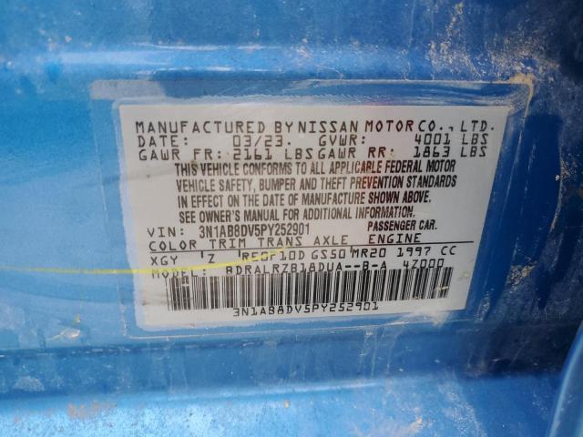 Aukcja sprzedaży 2023 Nissan Sentra, vin: 3N1AB8DV5PY252901, numer aukcji: 93482955