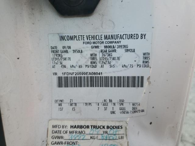 Продаж на аукціоні авто 2009 Ford F250 Super, vin: 1FDNF20599EA08041, номер лоту: 84766105