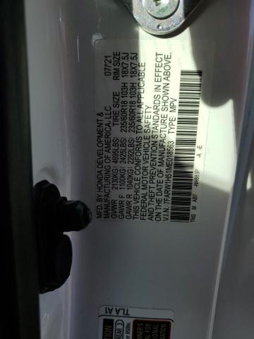 Продажа на аукционе авто 2021 Honda Cr-v, vin: 7FARW1H51ME018563, номер лота: 93566305