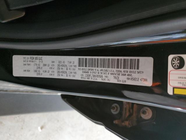 91562865 :رقم المزاد ، 1C6SRFJT8KN787609 vin ، 2019 Ram 1500 مزاد بيع
