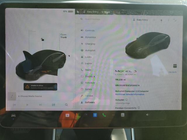 Aukcja sprzedaży 2018 Tesla Model 3, vin: 5YJ3E1EA7JF089574, numer aukcji: 91313275