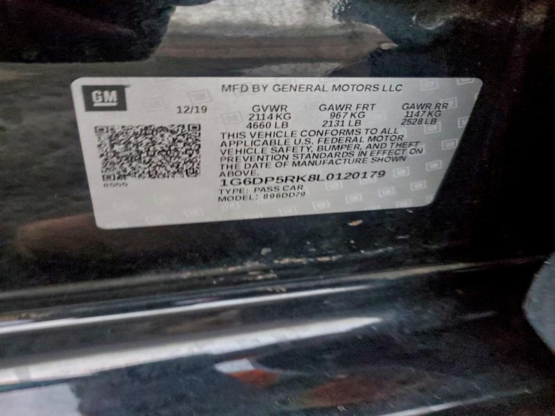 Продаж на аукціоні авто 2020 Cadillac Ct5, vin: 1G6DP5RK8L0120179, номер лоту: 93344545