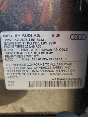 Продажа на аукционе авто 2025 Audi Sq5, vin: WA1B4AFY9S2053569, номер лота: 87441055