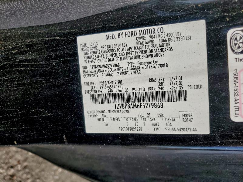 Aukcja sprzedaży 2014 Ford Mustang, vin: 1ZVBP8AM6E5279868, numer aukcji: 93729615