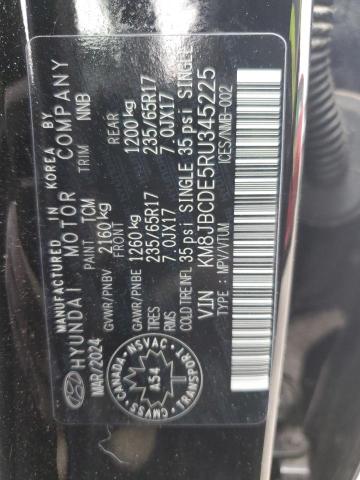 Продажа на аукционе авто 2024 Hyundai Tucson, vin: KM8JBCDE5RU345225, номер лота: 93404625