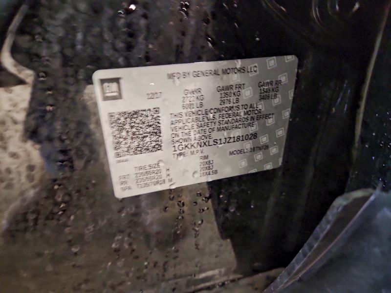 94269485 :رقم المزاد ، 1GKKNXLS1JZ181028 vin ، 2018 Gmc Acadia مزاد بيع
