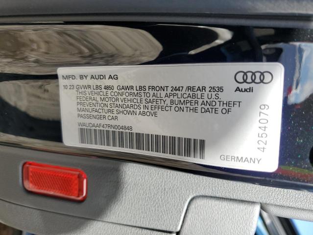 Aukcja sprzedaży 2024 Audi A4, vin: WAUDAAF47RN004848, numer aukcji: 93343655