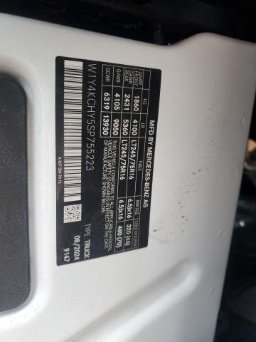 Aukcja sprzedaży 2025 Mercedes-benz Sprinter, vin: W1Y4KCHY5SP755223, numer aukcji: 90798125