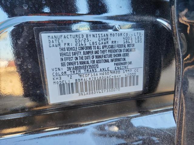 92817775 :رقم المزاد ، 3N1AB8DV6SY350070 vin ، 2025 Nissan Sentra Sr مزاد بيع