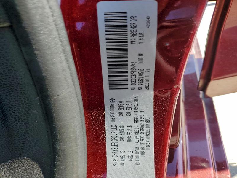 2015 Chrysler 200 მანქანა იყიდება აუქციონზე, vin: 1C3CCCCB7FN544742, აუქციონის ნომერი: 92028315