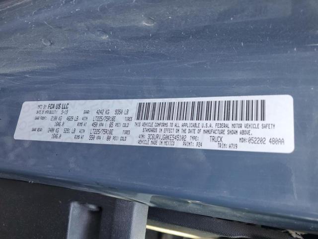 90945475 :رقم المزاد ، 3C6URVJG0KE545102 vin ، 2019 Ram Promaster 3500 مزاد بيع