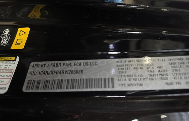 92038355 :رقم المزاد ، 1C4RJXFG4RW265628 vin ، 2024 Jeep Wrangler R مزاد بيع