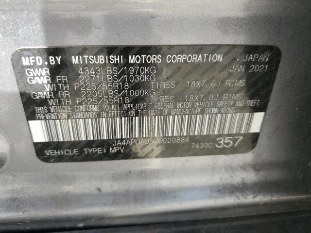 Продаж на аукціоні авто 2021 Mitsubishi Outlander Sport, vin: JA4APUAU6MU020884, номер лоту: 93030265
