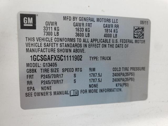 Продаж на аукціоні авто 2012 Chevrolet Express G1, vin: 1GCSGAFX5C1111902, номер лоту: 91491385