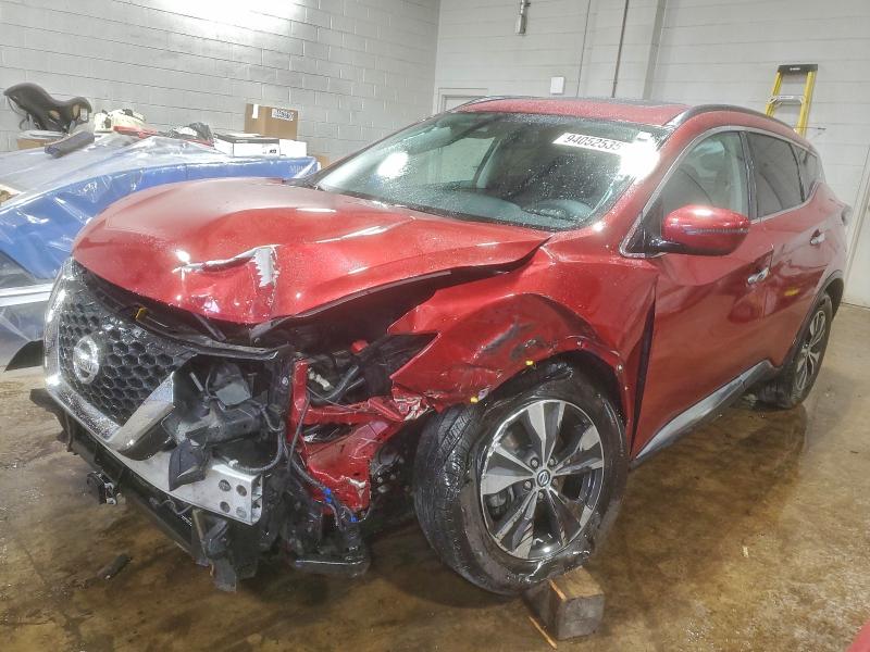 2020 Nissan Murano Sv მანქანა იყიდება აუქციონზე, vin: 5N1AZ2BS3LN112931, აუქციონის ნომერი: 94052535