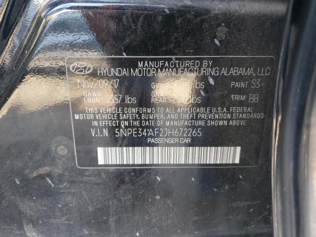 2018 Hyundai Sonata მანქანა იყიდება აუქციონზე, vin: 5NPE34AF2JH672265, აუქციონის ნომერი: 93287245
