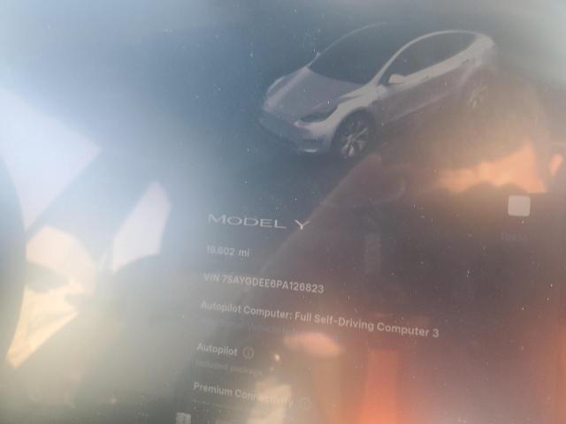 Продаж на аукціоні авто 2023 Tesla Model Y, vin: 7SAYGDEE6PA126823, номер лоту: 92683425