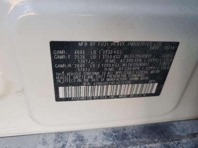 85429635 :رقم المزاد ، 4S4BSBFC6F3272135 vin ، 2015 Subaru Outback مزاد بيع